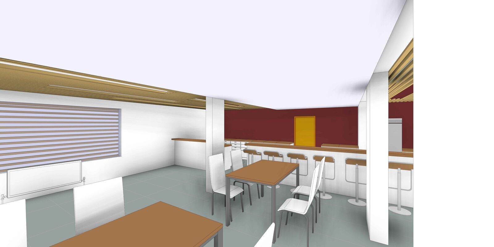 Aménagement d'un restaurant à Marly