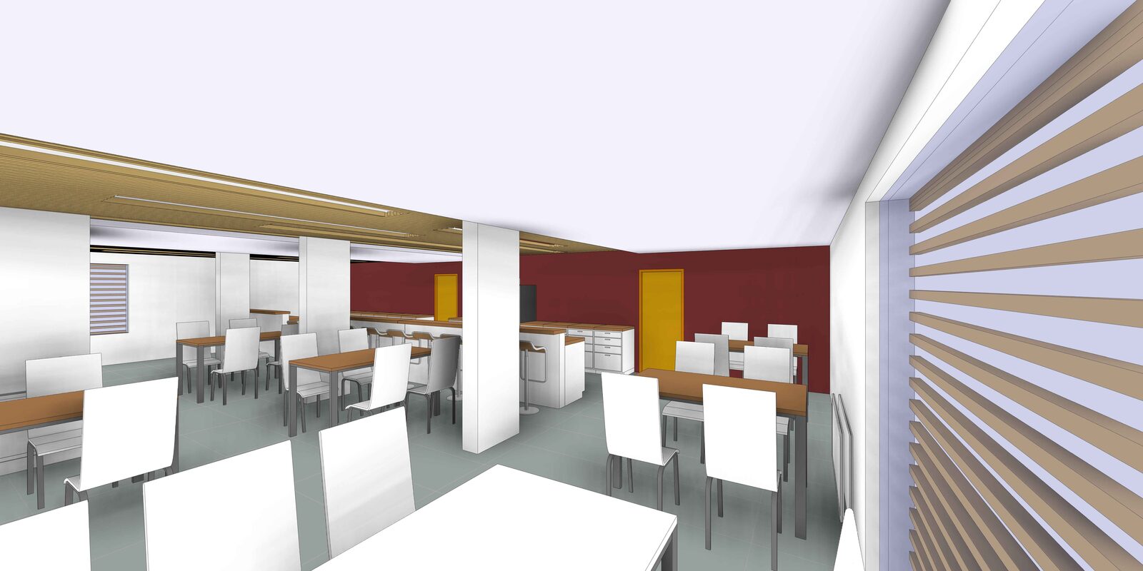 Aménagement d'un restaurant à Marly