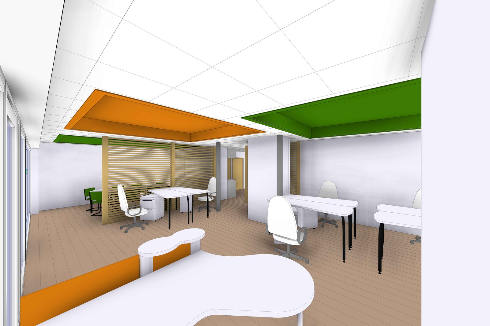 Aménagement de bureaux à Tournai