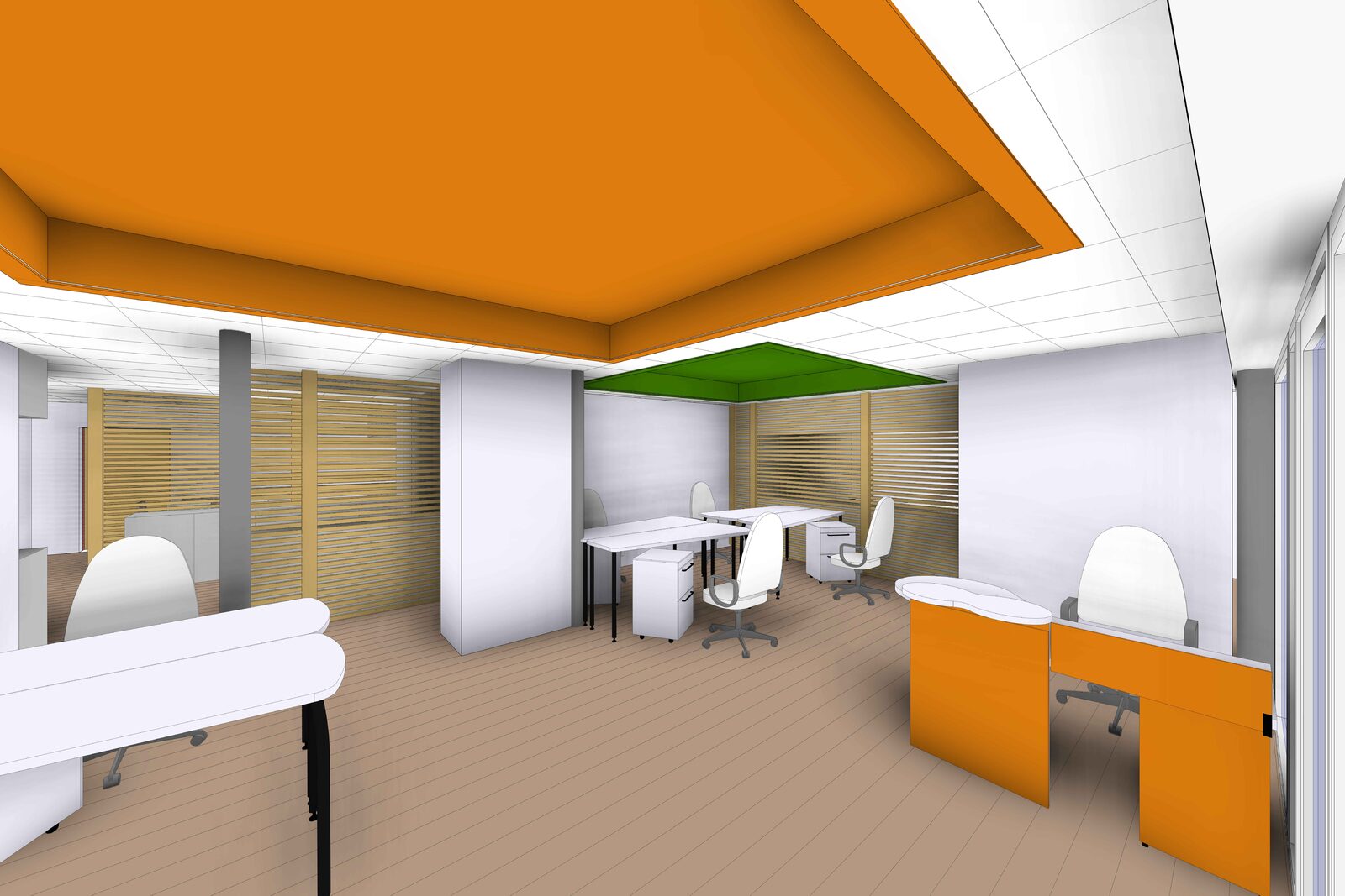 Aménagement de bureaux à Tournai