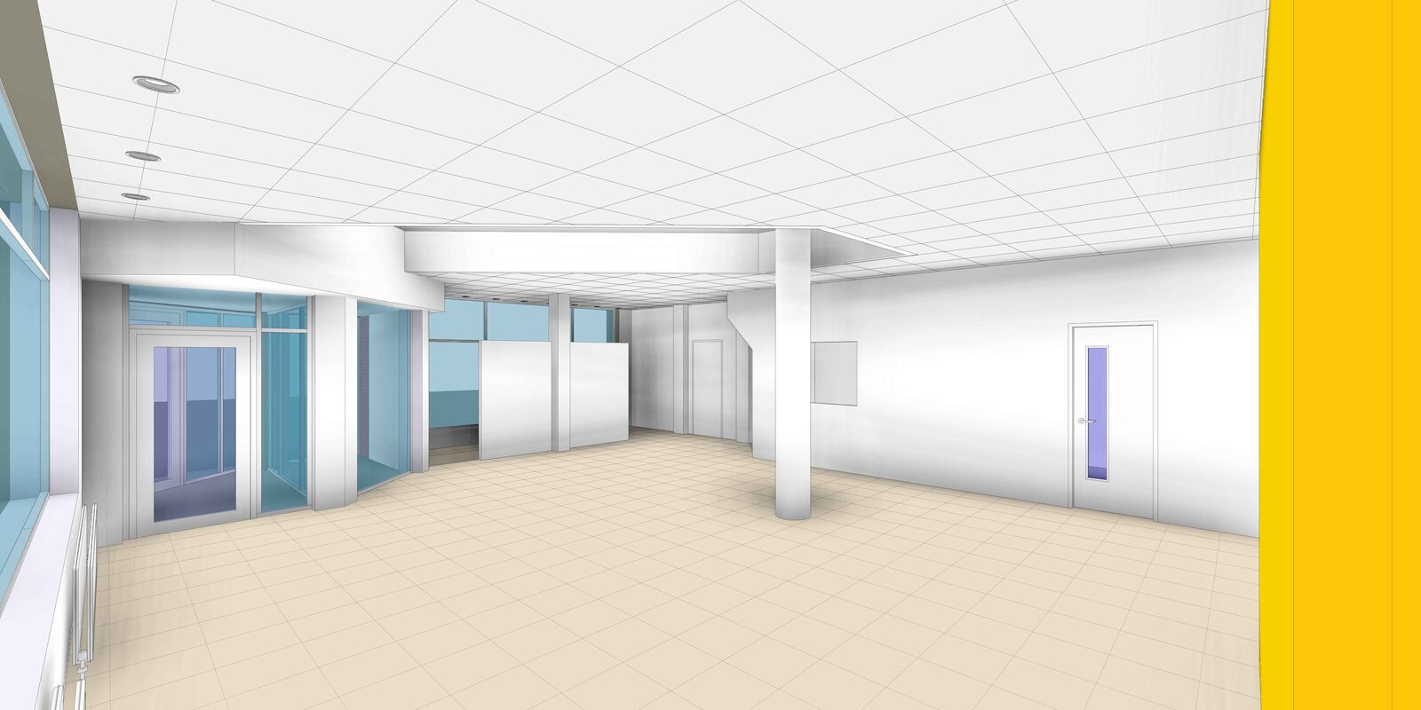 Aménagements de bureaux de 111 m² à Maubeuge