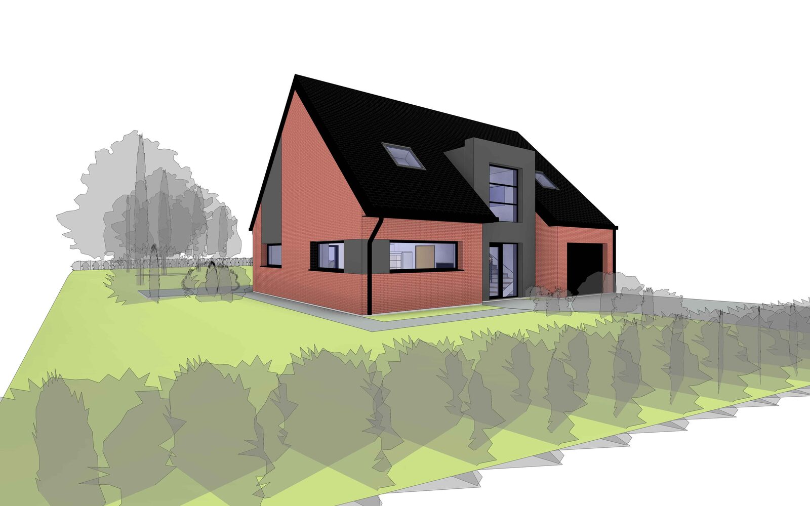 Autoconstruction d'une maison individuelle à Lestrem