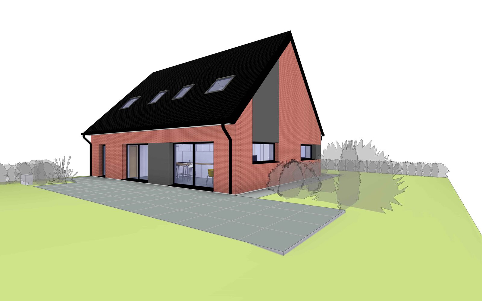 Autoconstruction d'une maison individuelle à Lestrem