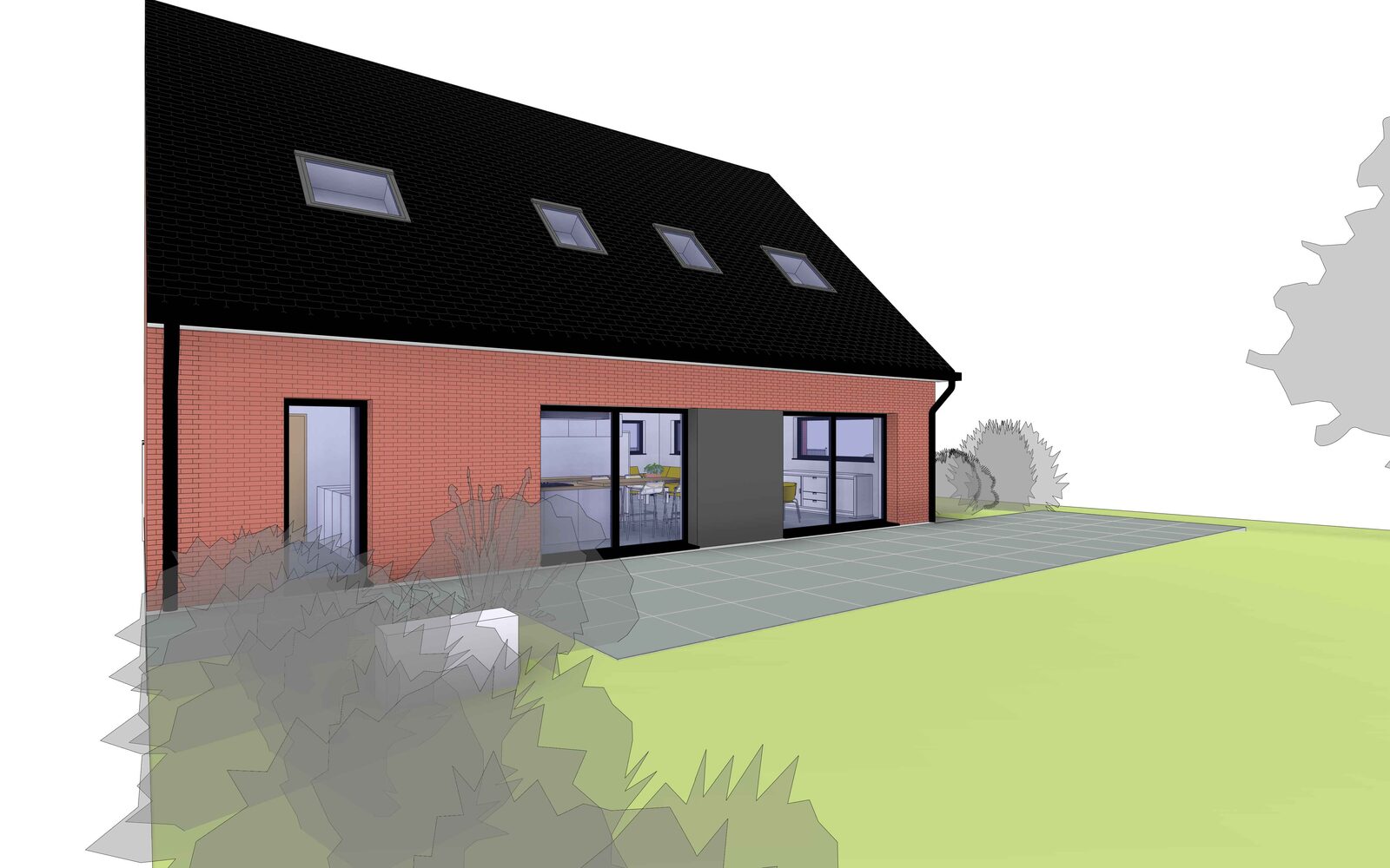 Autoconstruction d'une maison individuelle à Lestrem