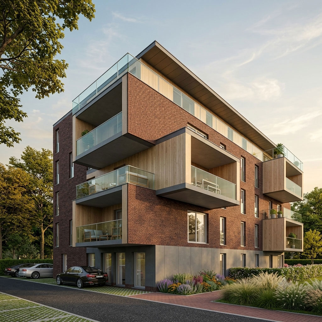 Complexe immobilier & maison de repos à Pecq
