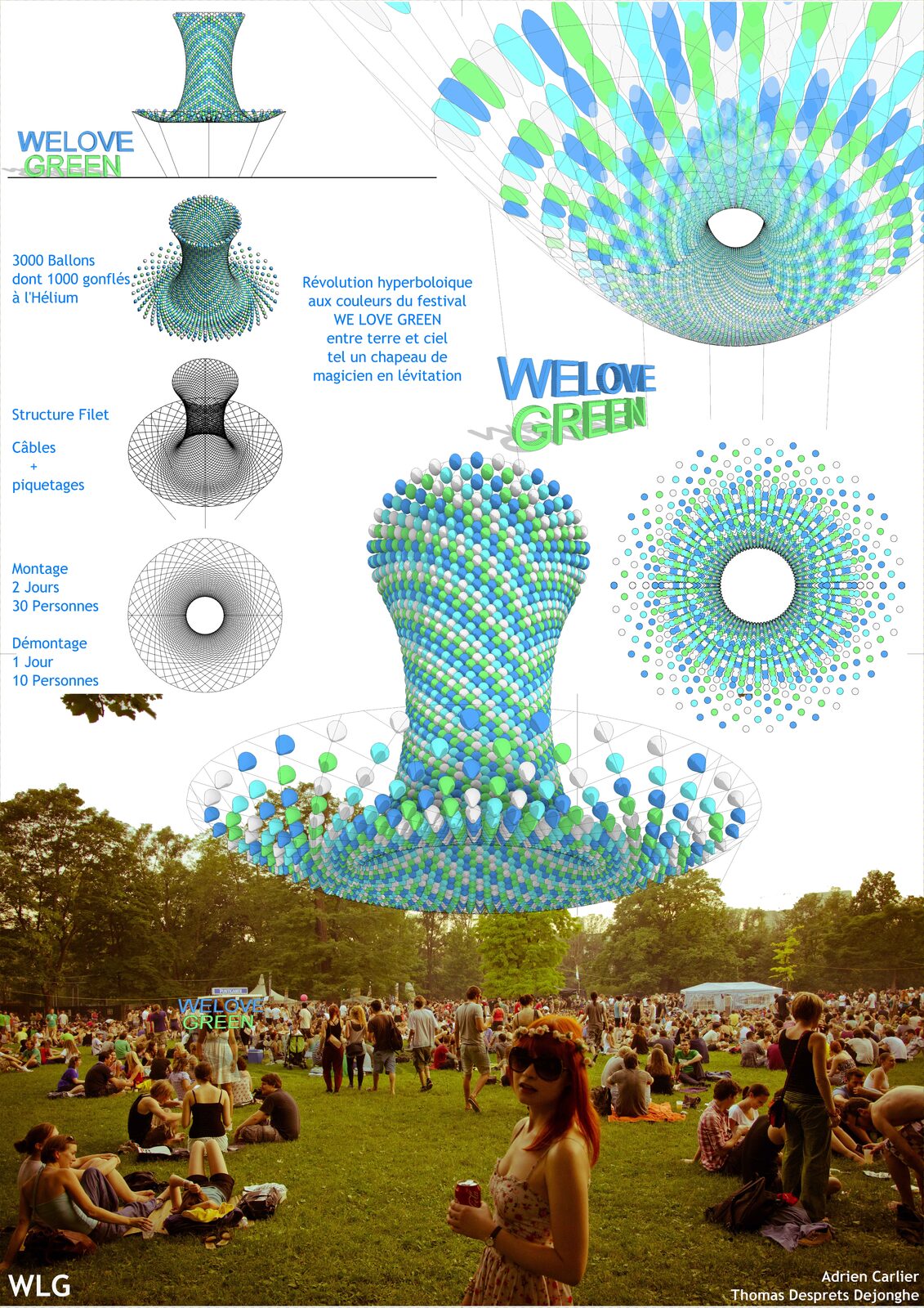 Concours – Festival We Love Green de 150 m² à Paris