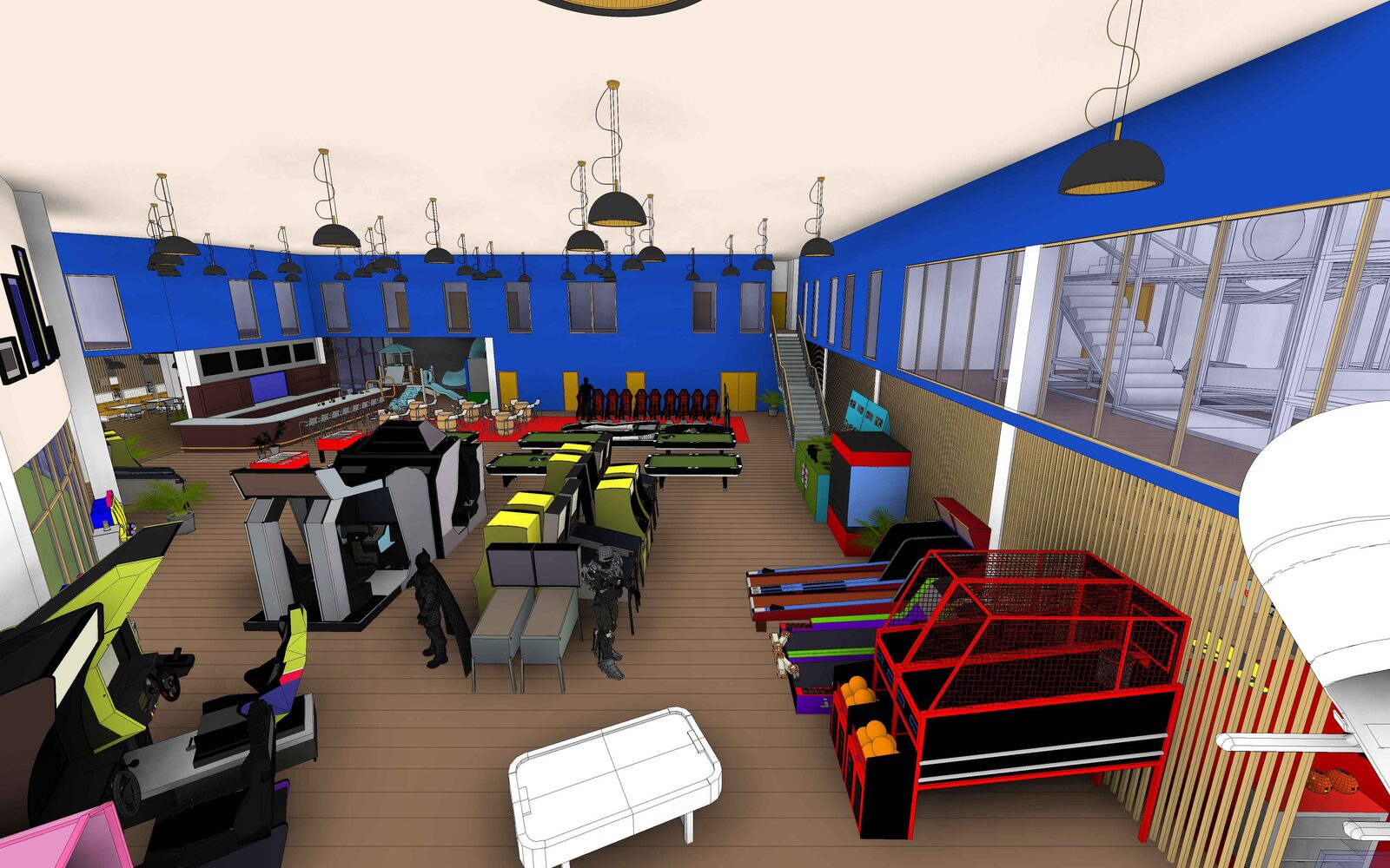 Construction d'un centre indoor à Lesquin