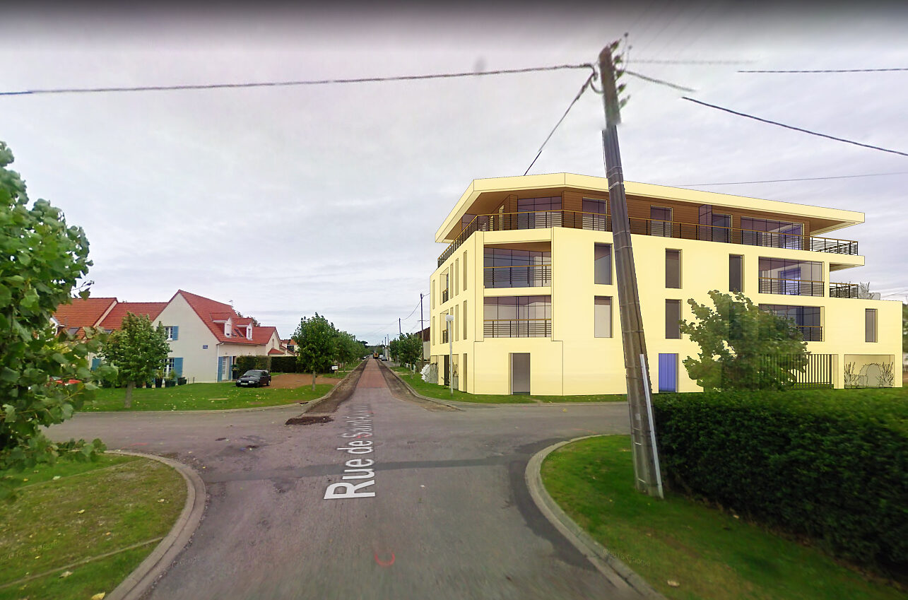 Construction d'un immeuble d'appartements à Stella-Plage