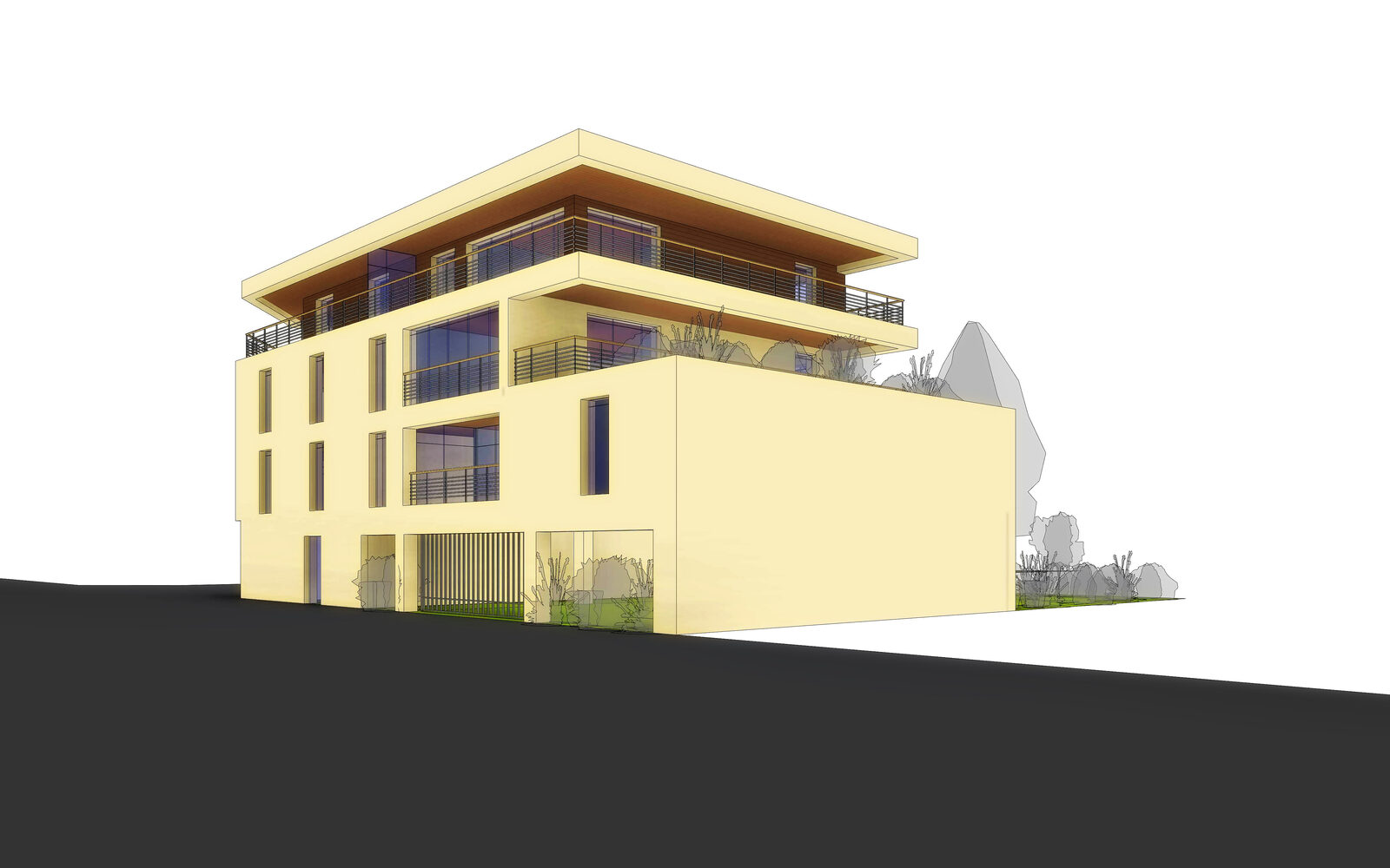 Construction d'un immeuble d'appartements à Stella-Plage