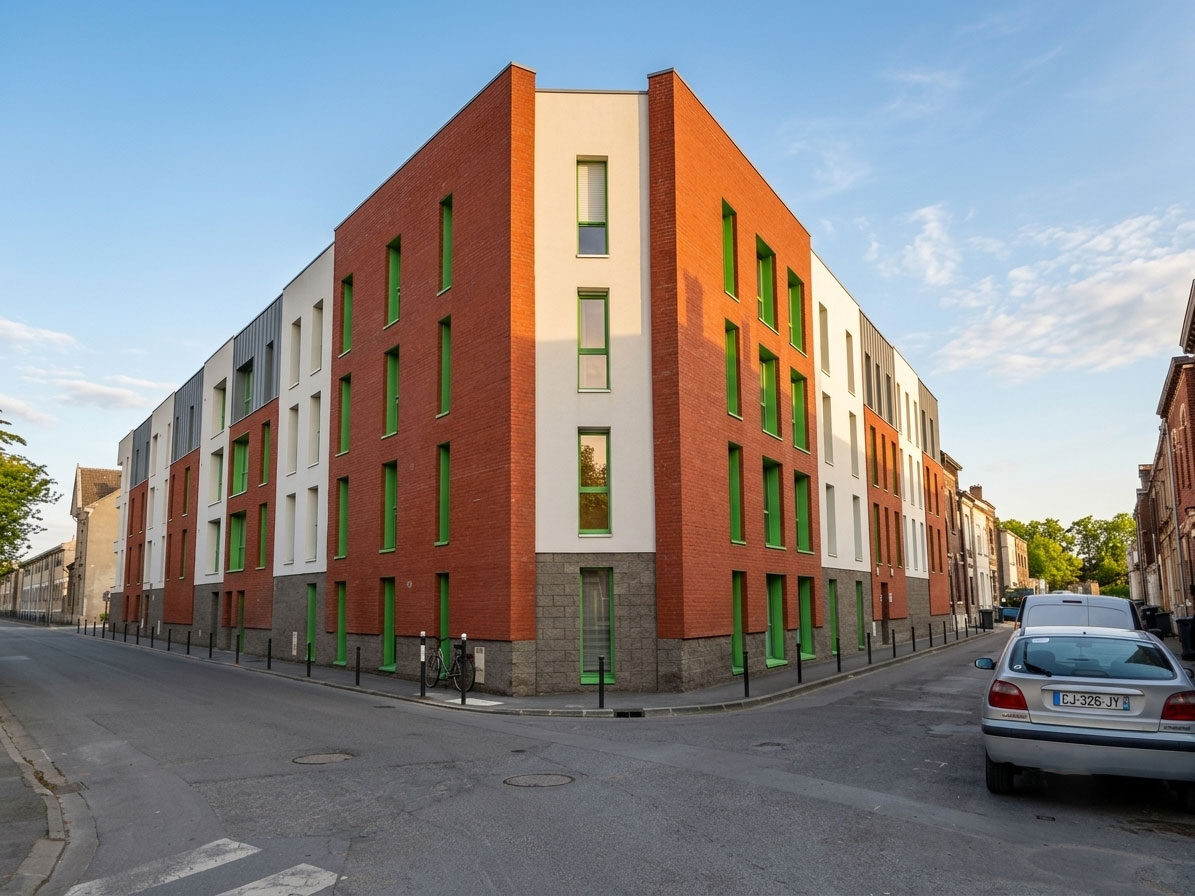 Construction de 32 appartements et réhabilitation de 1 846 m² à Valenciennes