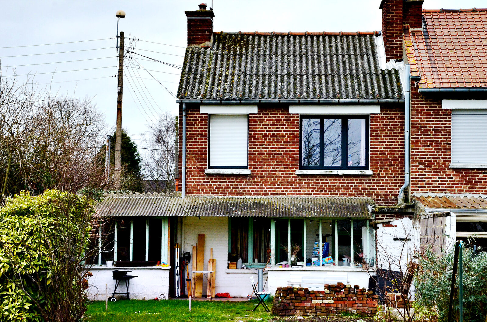 Extension d'une habitation unifamiliale de 38 m² à Marquillies