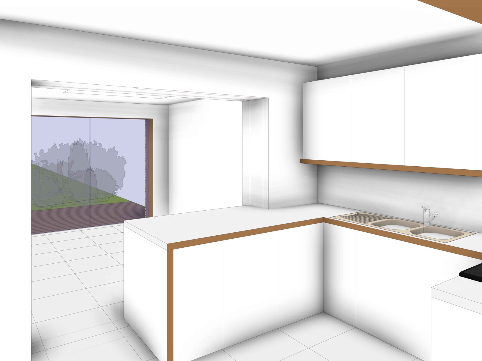 Extension d'une habitation unifamiliale de 23 m² à Marquillies
