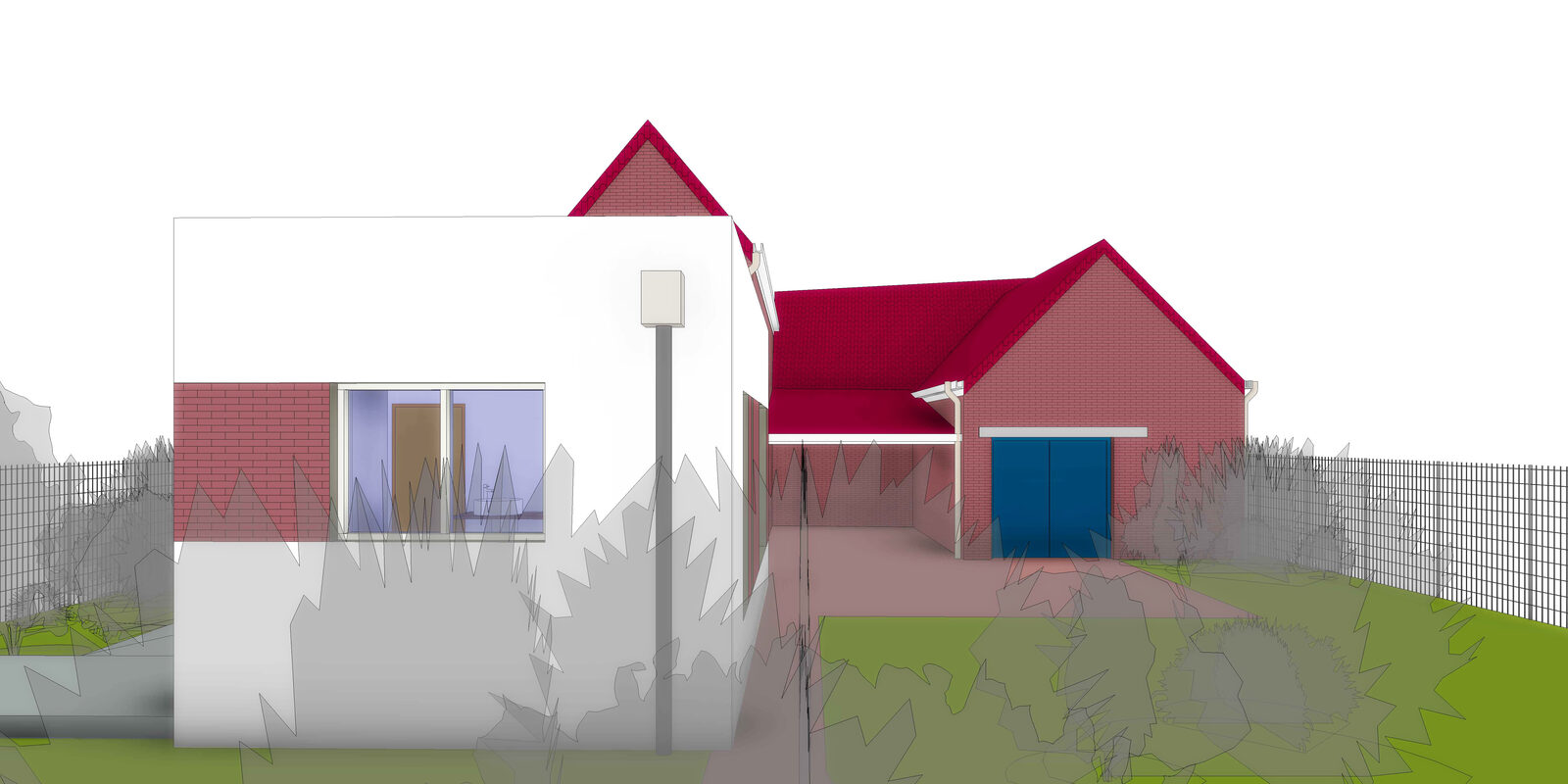 Extension d'une maison individuelle à Houdain
