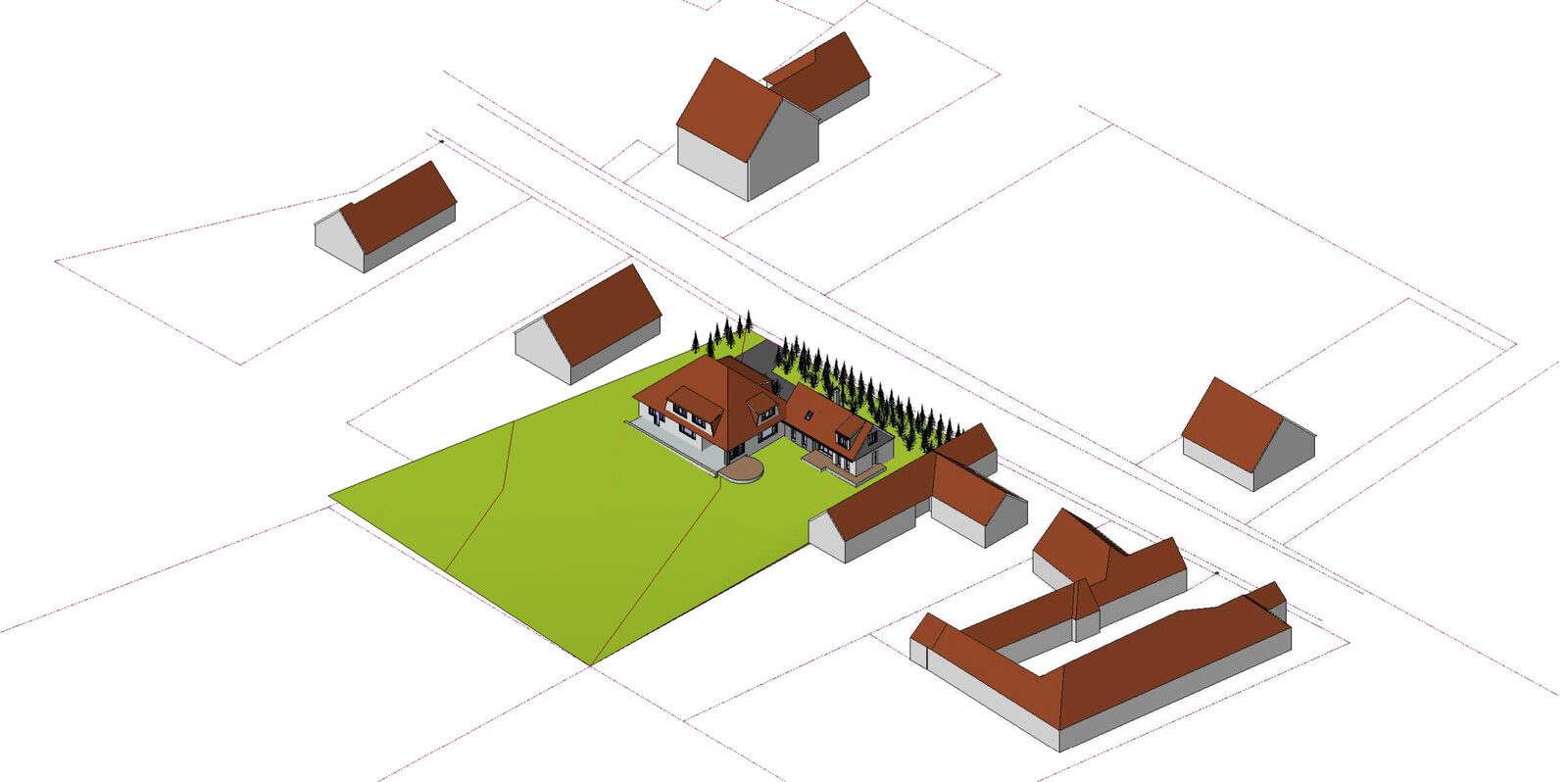 Extension d'une maison unifamiliale avec piscine à Tournai