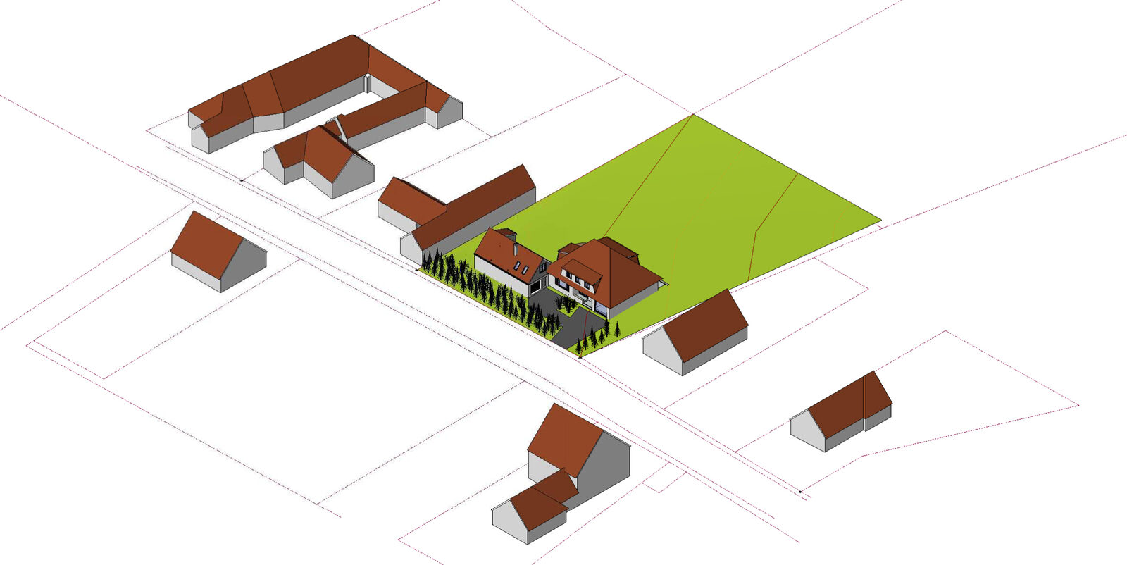 Extension d'une maison unifamiliale avec piscine à Tournai