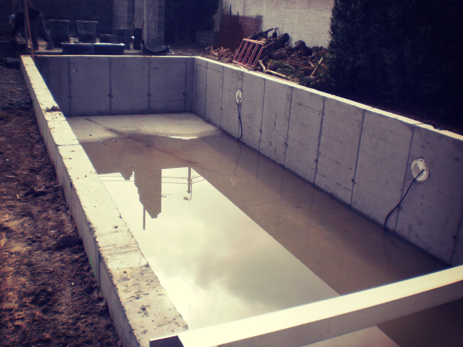 Extension d'une maison unifamiliale avec piscine à Tournai