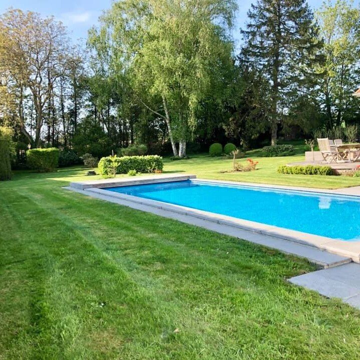 Extension d'une maison unifamiliale avec piscine à Tournai