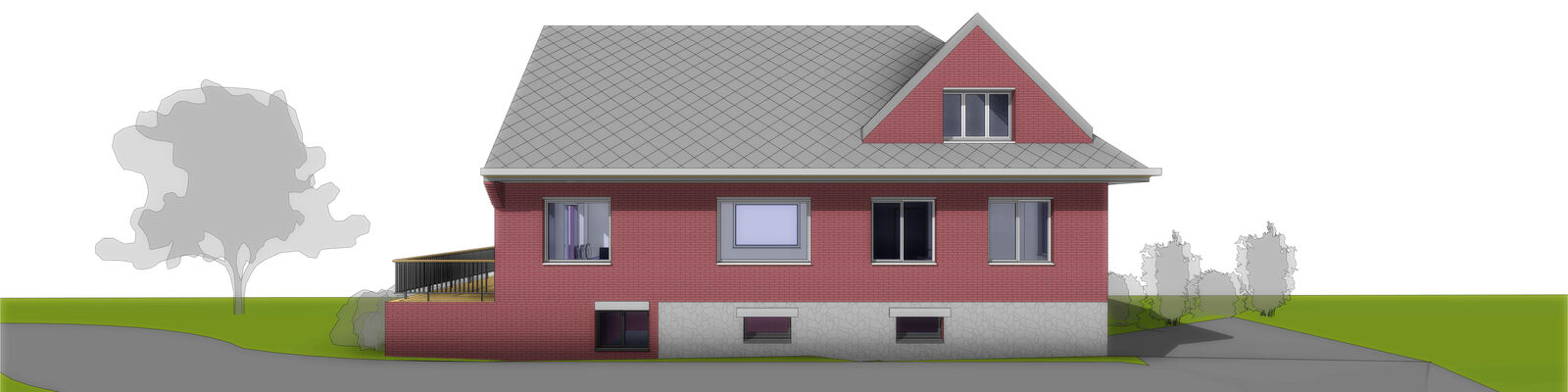 Extension et transformation d'une maison individuelle à Wez-Macquart