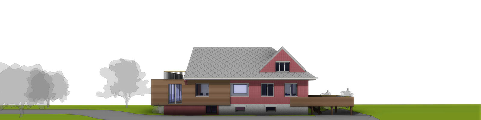 Extension et transformation d'une maison individuelle à Wez-Macquart