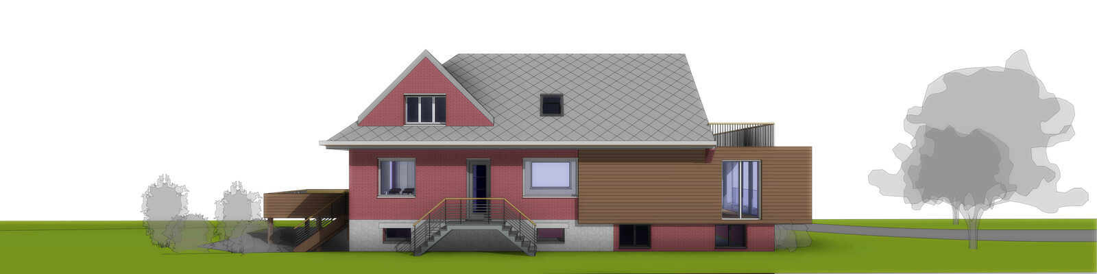 Extension et transformation d'une maison individuelle à Wez-Macquart