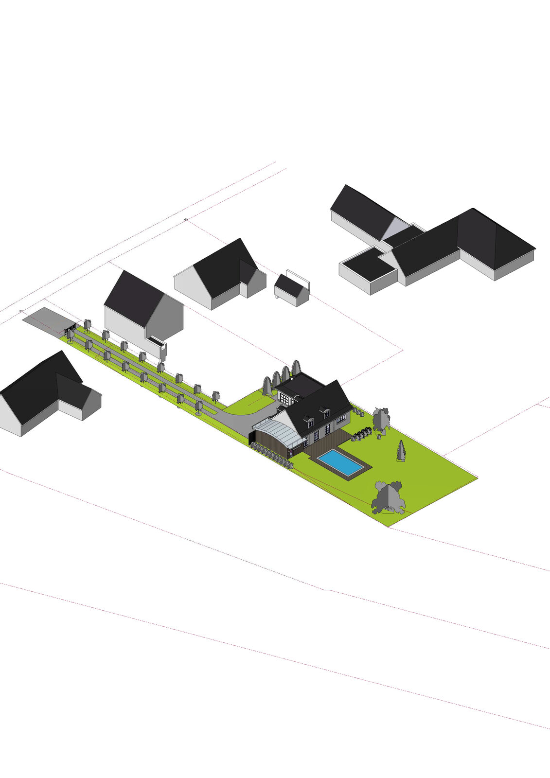 Extension et transformation d'une maison unifamiliale à Tournai