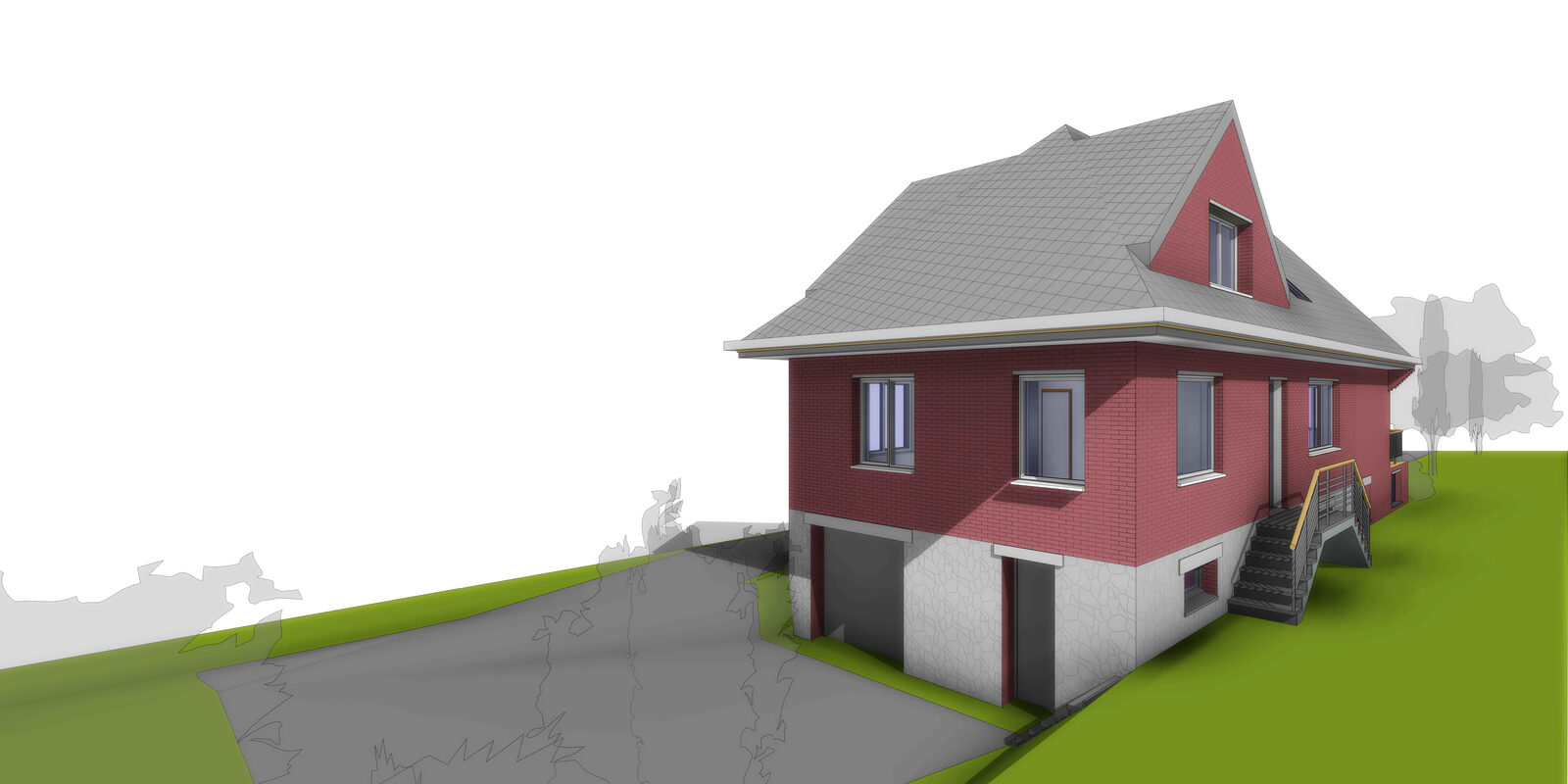 Extension et transformation d'une maison individuelle à Wez-Macquart