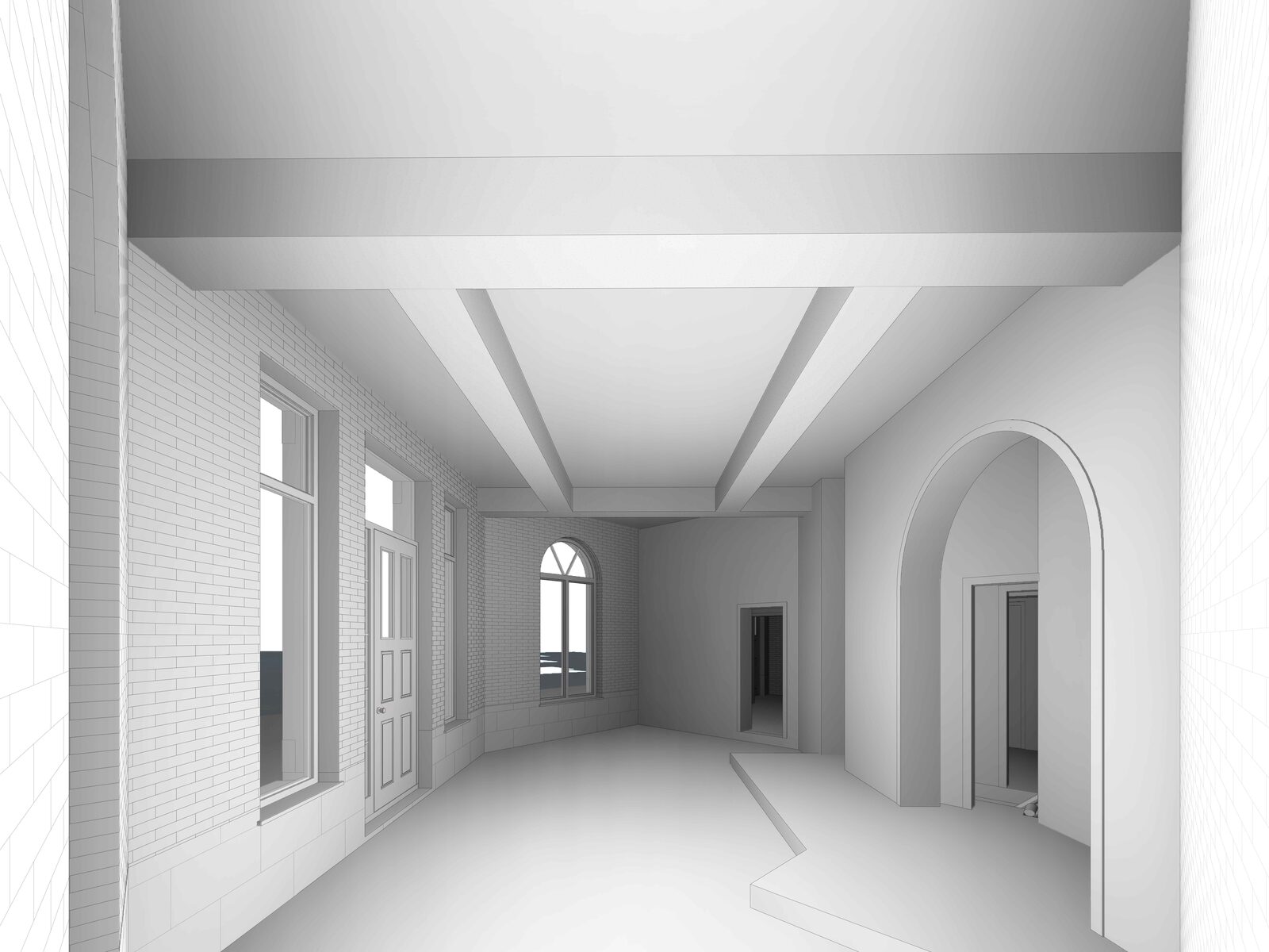Réhabilitation d'un immeuble de 7 appartements en 4 de 279 m² à Tournai