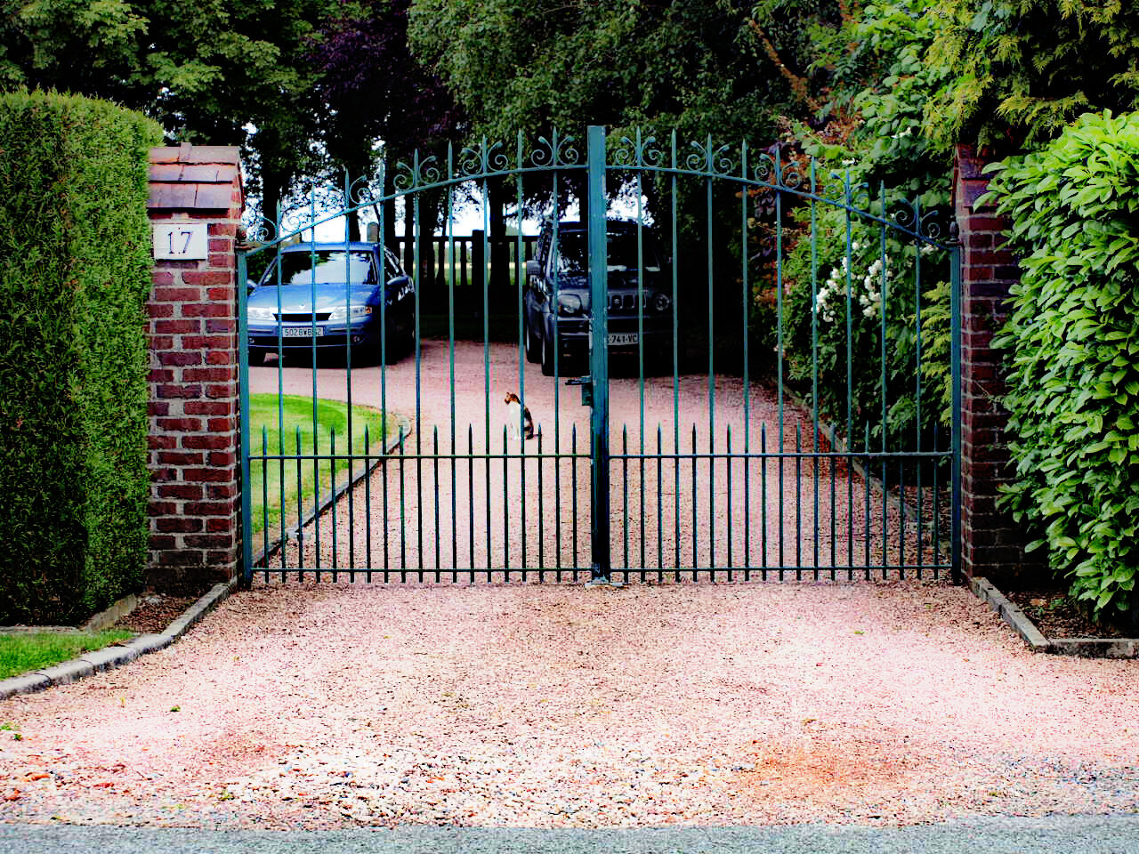 Rénovation d'un portail d'entrée à Sailly-sur-la-Lys
