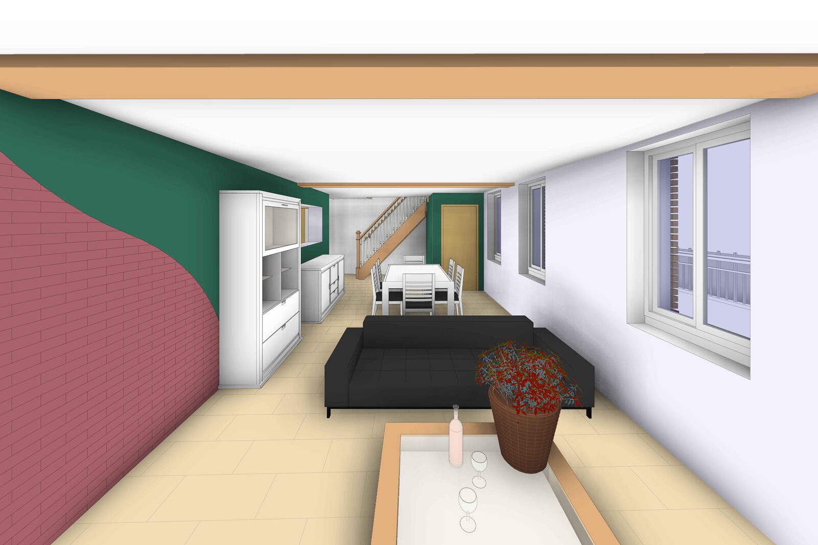 Rénovation d'une maison à Tourmignies