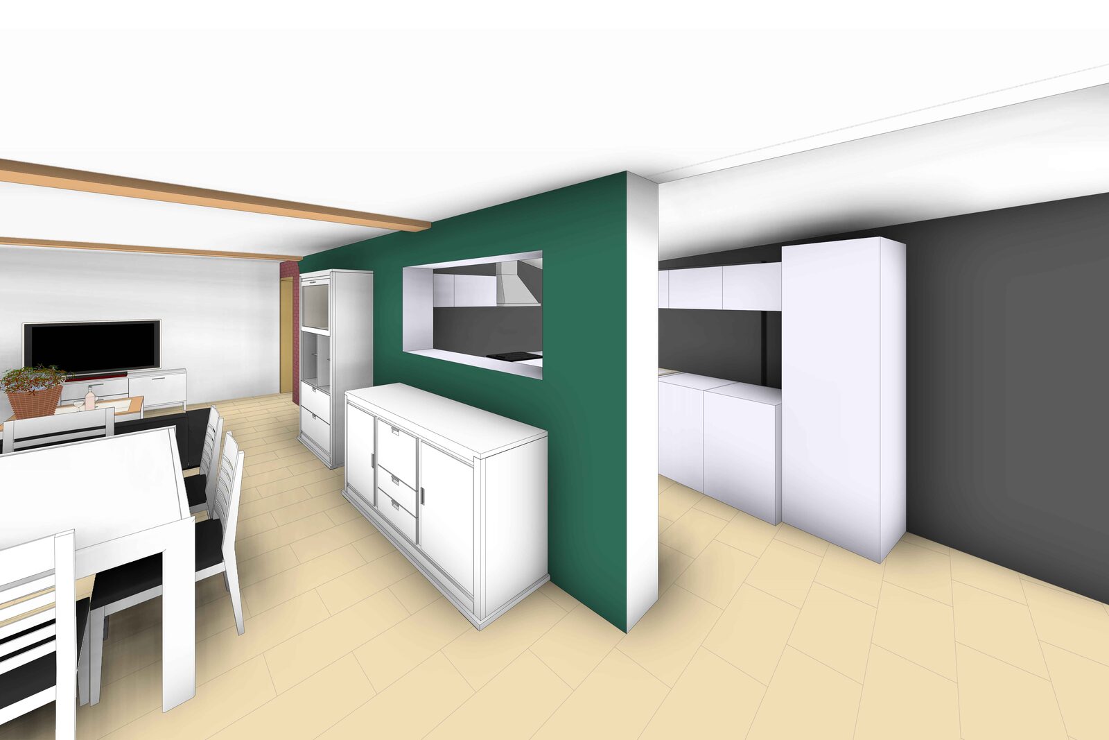 Rénovation d'une maison à Tourmignies
