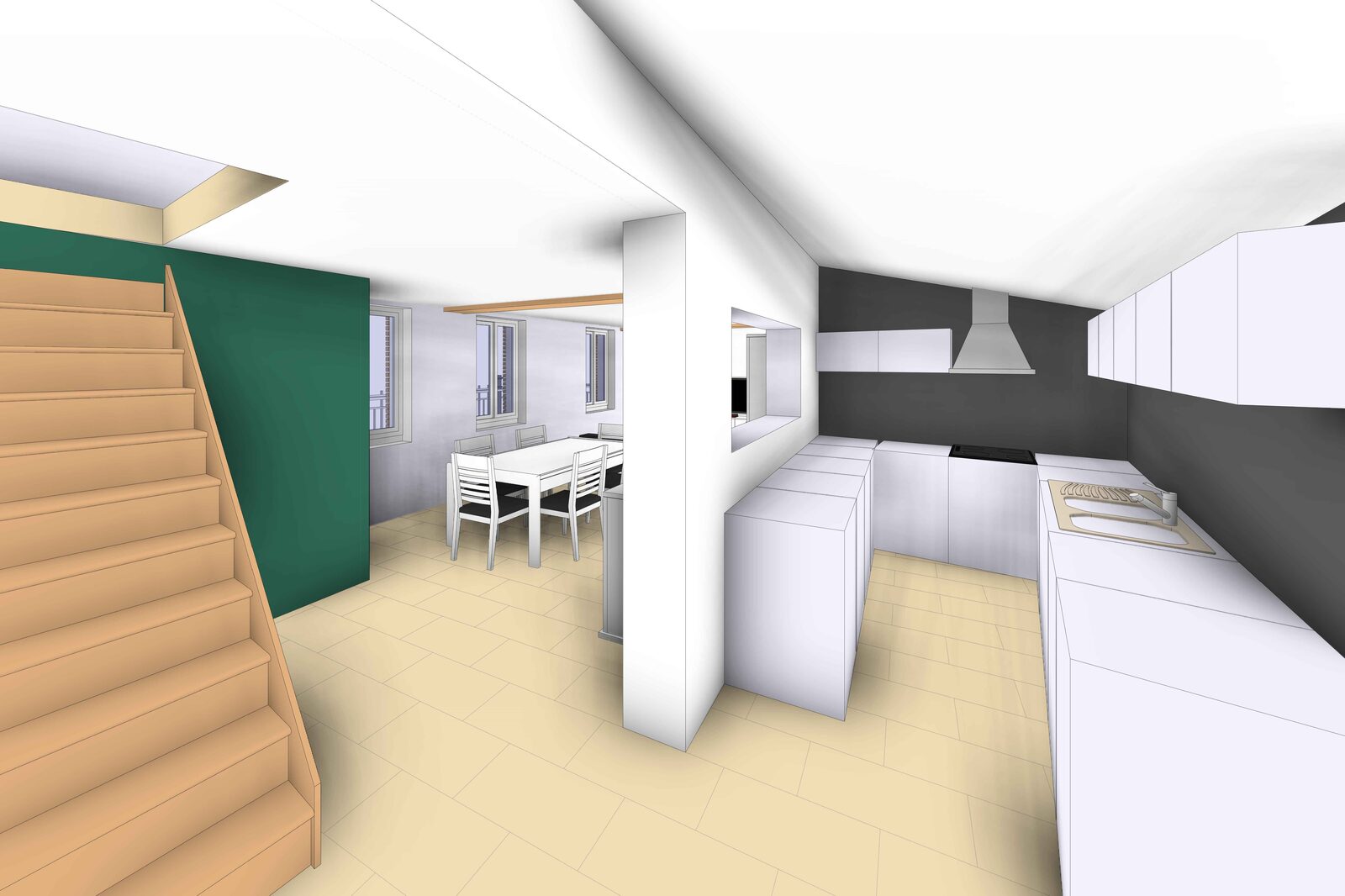 Rénovation d'une maison à Tourmignies