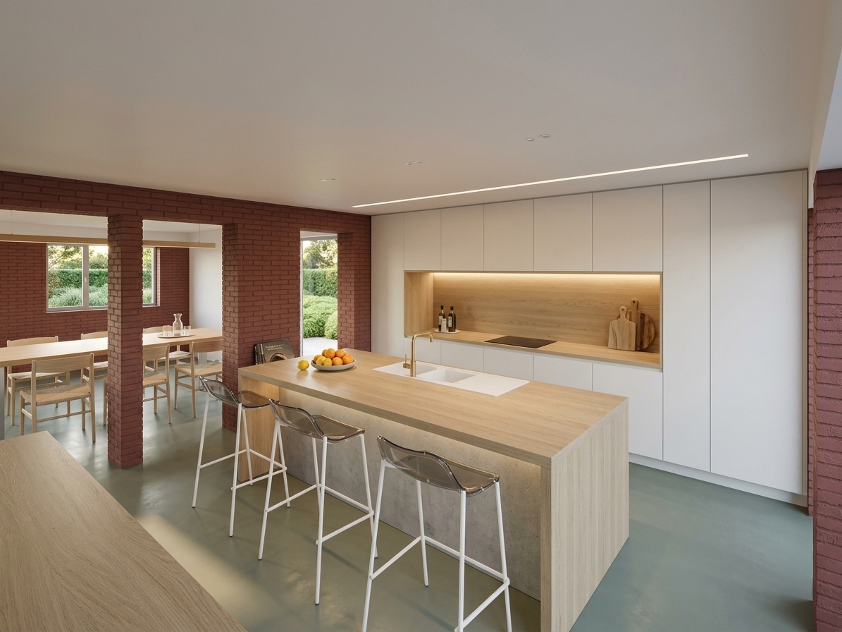 Extension d'une habitation unifamiliale de 23 m² à Marquillies