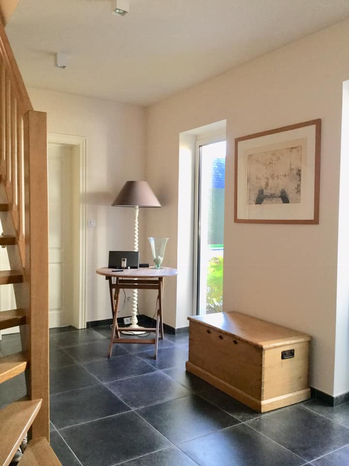 Extension d'une maison unifamiliale avec piscine à Tournai