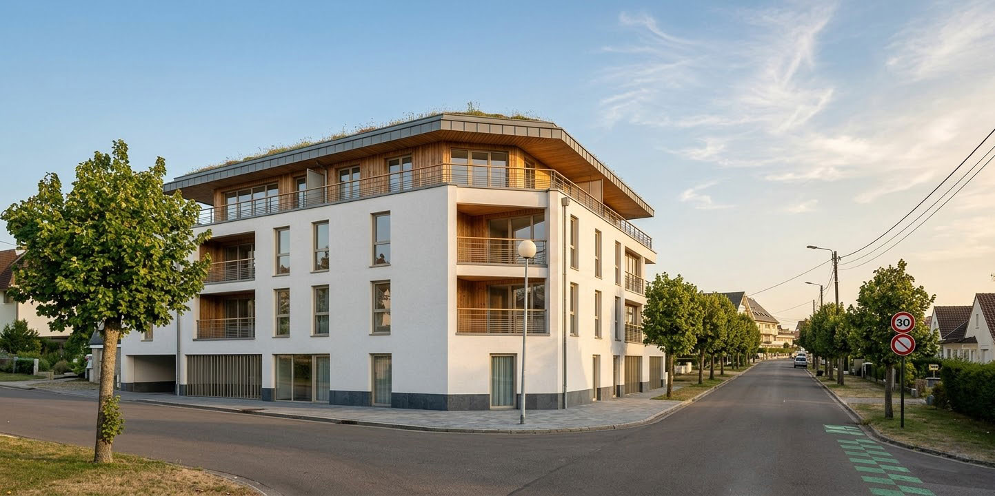Construction d'un immeuble d'appartements de haut standing à Stella-Plage