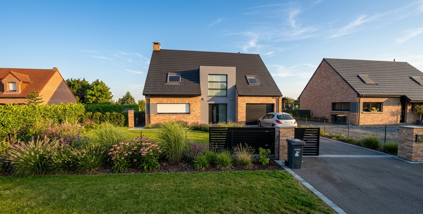 Autoconstruction d'une maison individuelle à Lestrem