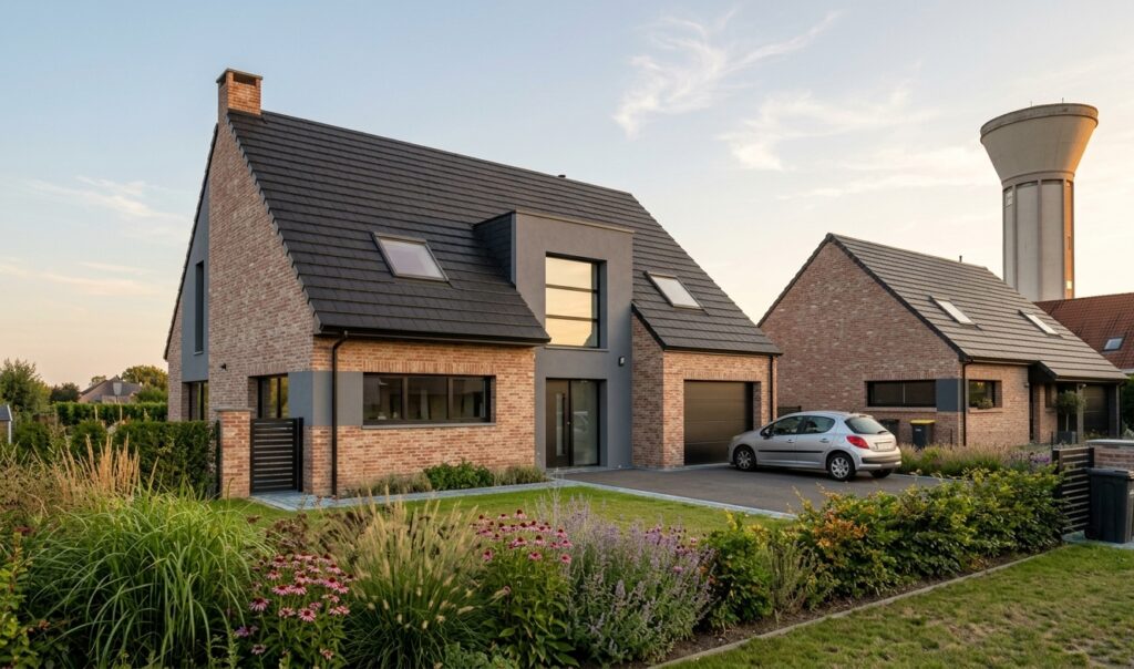 Autoconstruction d'une maison individuelle à Lestrem