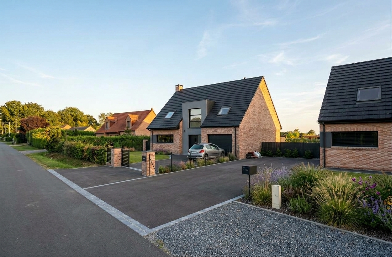 Autoconstruction d'une maison individuelle à Lestrem