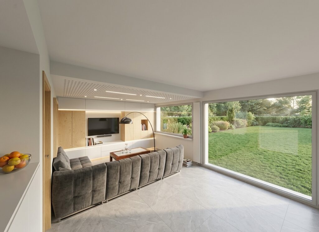 Réaménagement d'une maison mitoyenne de 78 m² à Harnes